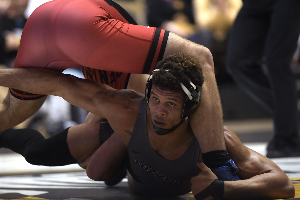 Jeremiah Kent attempts to avoid being taken down